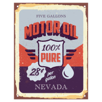 Umělecký tisk Nevada Oil, Fadil Roze, (30 x 40 cm)