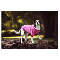 Vsepropejska Classic mikina pro psa Barva: Tmavě růžová, Délka zad (cm): 40, Obvod hrudníku: 48 