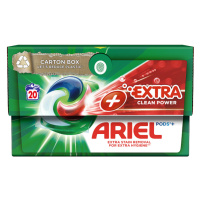 Ariel Extra Clean All-in-1 PODS, Kapsle Na Praní, 20 Praní