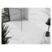 MEXEN/S Stone+ obdélníková sprchová vanička 200 x 100, bílá, mřížka bílá 44101020-W