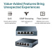 TP-Link switch TL-SG105 (5xGbE, fanless)