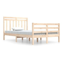 Rám postele masivní dřevo 120 × 200 cm, 3105310