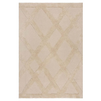 Béžový bavlněný koberec 200x290 cm Tessa Diamond – Flair Rugs