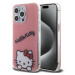 Hello Kitty IML Daydreaming Logo Kryt iPhone 15 Pro Max růžový