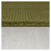 Flair Rugs koberce Kusový ručně tkaný koberec Tuscany Textured Wool Border Green - 120x170 cm