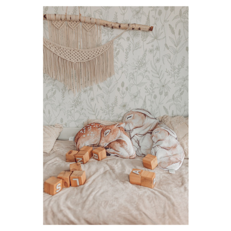 Babysteps Bavlněný dekorační dětský polštářek SRNKA Rozměr: Velký 56 x 38 cm