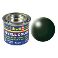 Barva Revell emailová - 32363: hedvábná tmavě zelená (dark green silk)