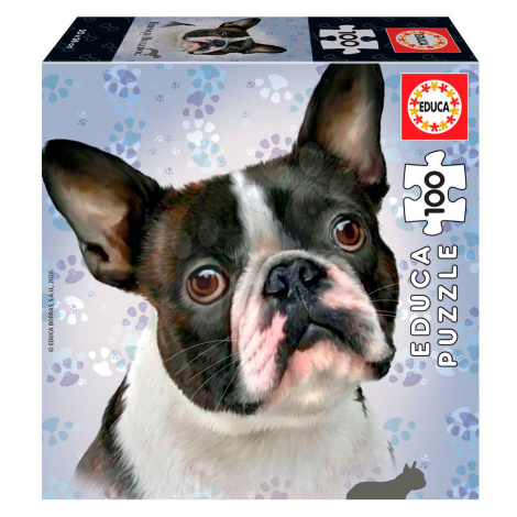 Puzzle Mini Box French Bulldog Educa 100 dílků od 6 let