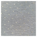Dekorační vzorovaná záclona s kroužky PAULA bílá/zlatá 140x250 cm (cena za 1 kus) MyBestHome