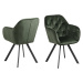 Dkton Designová židle Aletris lesnická zelená