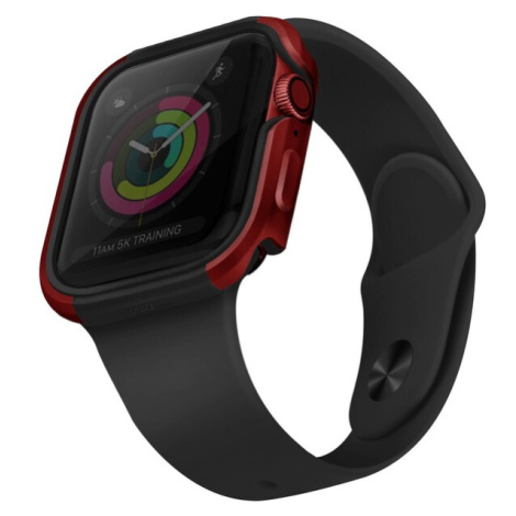 UNIQ Valencia kovové pouzdro Apple Watch (40mm) červené