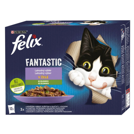 Felix Fantastic Multipack rybí receptury v želé 12x85g