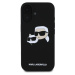 Karl Lagerfeld Liquid Silicone Double Heads MagSafe kryt iPhone 16 Plus černý