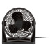 SILVERCREST® Stolní ventilátor Turbo STVT 21 B1, Ø 22 cm (černá)