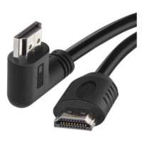 HDMI 2.0 high speed kabel A vidlice - A vidlice 90° 3 m