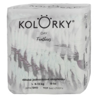 KOLORKY DAY jednorázové eko plenky srdce - S (3-6 kg) , 25 ks . Pro získání slevy 5% zadejte v k