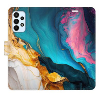 iSaprio Flip pouzdro Colourful Marble pro Samsung Galaxy A23 / A23 5G