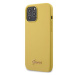 Guess Silicone Metal Logo pro Apple iPhone 12/12 Pro Yellow