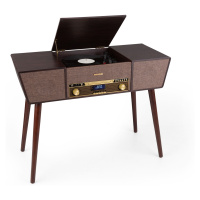 Auna Belle Epoque 1912, retro gramofon, CD, BT, USB, DAB + / FM, hnědý