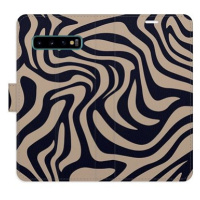 iSaprio Flip pouzdro Zebra Black 02 pro Samsung Galaxy S10