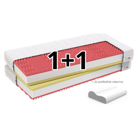 MPO Ortopedická matrace Memory Comfort 90x200 cm, 1+1 zdarma Potah matrace: Se stříbrem MPO Matrace