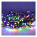 LED venkovní vánoční řetěz, 100 LED, 10m, přívod 3m, 8 funkcí, časovač, IP44, vícebarevný  1V101
