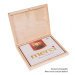 FK Dřevěná krabička na dárek nebo fotografie 10x15 s gravírováním MEMORIES - 22x18x3 cm, Přírodn