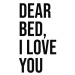 Ilustrace Dear bed I love you, Finlay & Noa, 30x40 cm