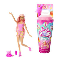 POP REVEAL BARBIE ŠŤAVNATÉ OVOCE - JAHODOVÁ LIMONÁDA