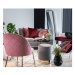 Norddan Designová židle Ernesto, růžová / mosaz