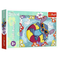 Trefl Puzzle Lilo&Stitch: Na prázdninách 30 dílků