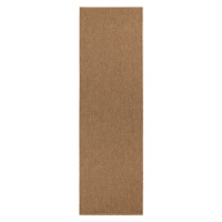 BT Carpet - Hanse Home koberce Běhoun Nature 104272 Brown – na ven i na doma - 80x350 cm