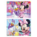 Dřevěné puzzle Minnie Educa 2 x 50 dílků