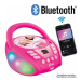 Svítící Bluetooth CD přehrávač Barbie