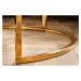 LuxD Designový konferenční stolek Latrisha II - 80 cm vzor mramorová imitace