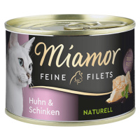 Miamor Feine Filets Naturelle 24 x 156 g - Kuřecí se šunkou