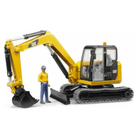 BRUDER 02466 Pásový minibagr CATERPILLAR s figurkou