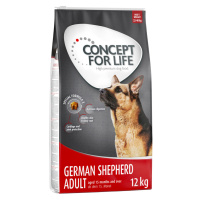Výhodné balení Concept for Life 2 x velké balení - Německý ovčák Adult (2 x 12 kg)