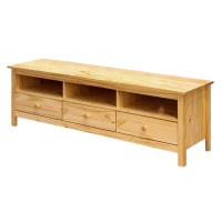 TV dřevěný stolek FORLI — masiv borovice