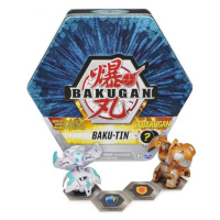 Bakugan plechový box s exkluzivním bakuganem s3, modrý