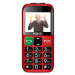 EVOLVEO EasyPhone EB s nabíjecím stojánkem červený