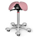 Sedlová židle Salli SwingFit Barva čalounění: Syntetická kůže - růžová #9573, Konstrukce: chromo