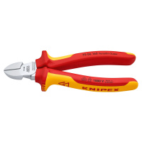 Knipex Boční štípací kleště, chromované, izolované vícekomp.návleky, VDE, 160 mm