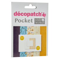 Popron.cz Decopatch Decopatch DP0015 Pack Decopocket s 5 listy papíru (30 x 40 cm) (složený, 13 