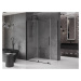MEXEN/S Velar sprchový kout 150 x 70, transparent, černá 871-150-070-01-70