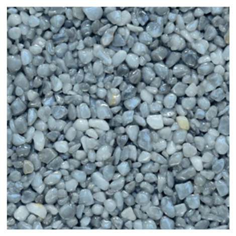 Mramorové kamínky Den Braven šedé světlé 3-6 mm 25 kg