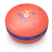 Energy Sistem Lol&Roll Pop Kids Speaker Orange, Přenosný Bluetooth repráček s výkonem 5 W a funk