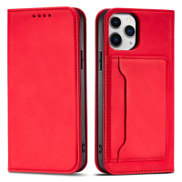 Magnet Card Case elegantní knížkové pouzdro s venkovní kapsou na iPhone 14 PRO MAX 6.7