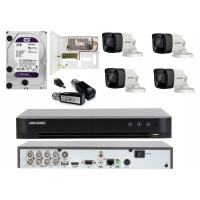 Monitoring Hikvision Colorvu Turbo Hd Tvi 8mpx 2TB