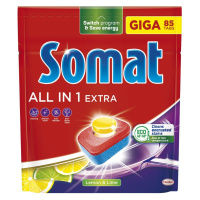 Somat Tablety do myčky All in 1 Extra Lemon & Lime 85 ks